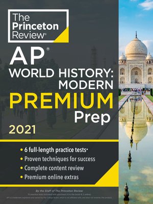 cover image of Princeton Review AP World History: Modern Premium Prep, 2021